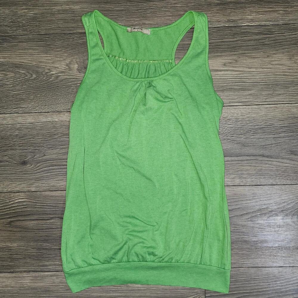Women's Size Large Green Y2K Tank Top